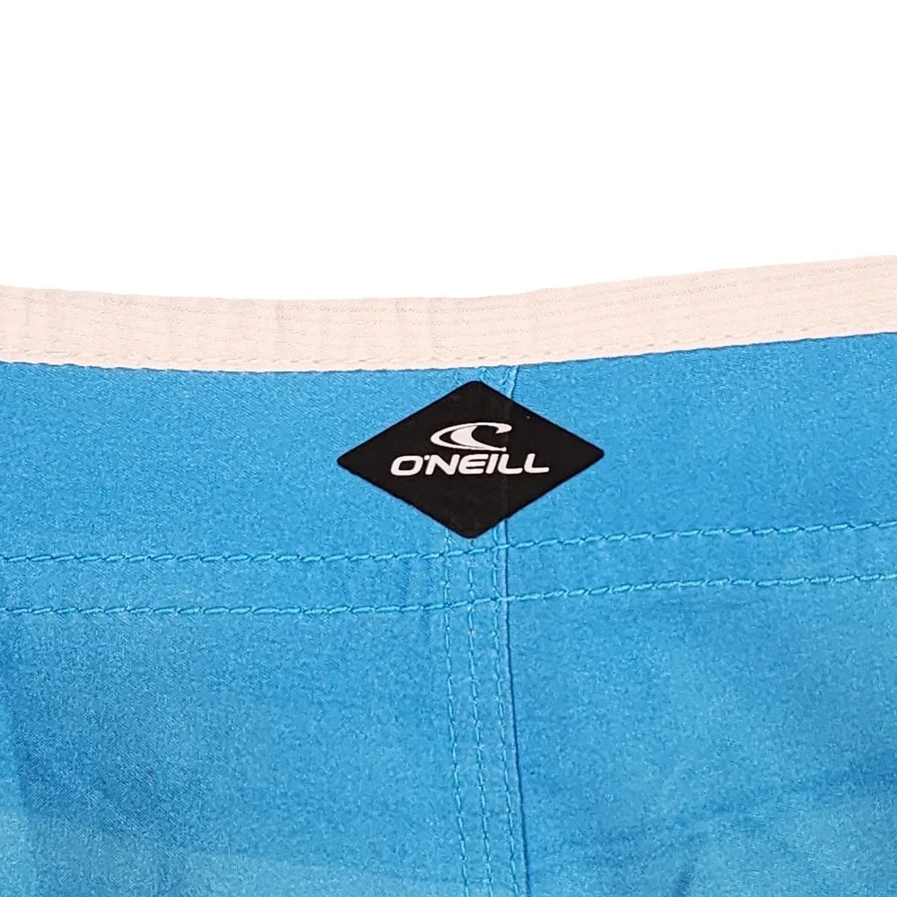 ONeill Board Shorts 30 Mens Hyperfreak Stripe Red White Blue 10